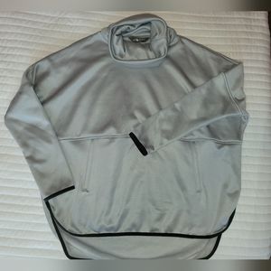 North Face fleece lined oversized turtle-neck jacket